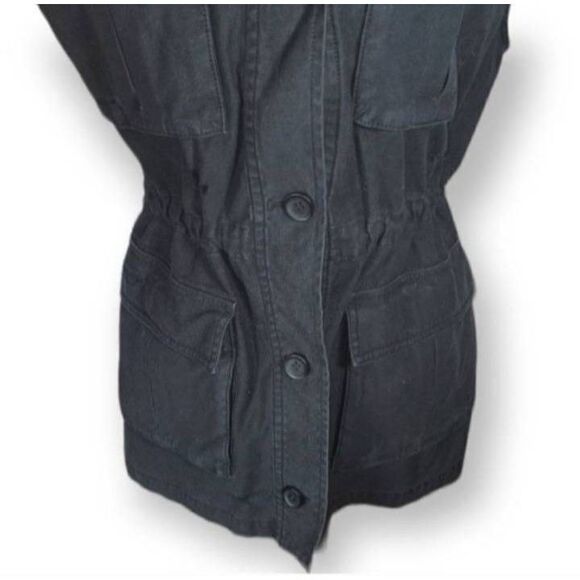 TREASURE & BOND BLACK DISTRESSED UTILITY VEST SZ.S EUC. - Picture 4 of 8